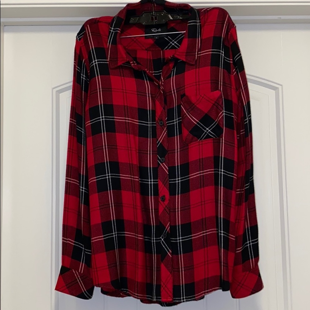 Rails Plaid Button Down